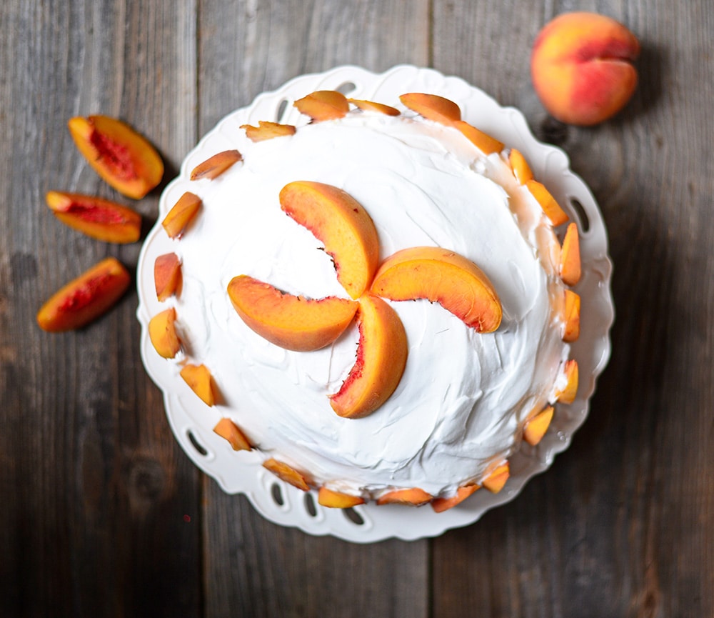 peach cake vanilla frosting - Article 3